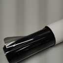 HTVRONT Permanent Vinyl Roll, 2 Rolls 12" x 14FT Glossy Black & White Permanent Adhesive Vinyl Compatible with Cricut Cutting Machine, Silhouette - Easy to Weed & Transfer