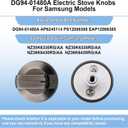DG94-01480A Electric Stove Knobs Replacement for Samsung Range Stove Parts NZ30K6330RG/AA, NZ36K6430RS/AA, NZ30K6330RS/AA, NZ36K6430RG/AA Oven Knobs 30 36 Inch Top Cooktop Surface Burner Knob - 5 Pack