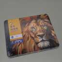 36 Colors Oil Pastels with 3 Bonus White Pencils in Tin Box