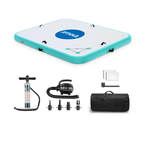 Inflatable Dock- Floating Docks for Lakes 10ft 6ft 8ft 5ft, Inflatable Water Mat Island Float Blow Up Platform for River, Pool, Ocean