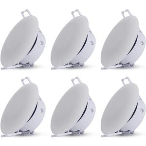 Facon 3 Inch LED RV Puck Light, DLFST3-008, Full Aluminum Recessed Mount Down Light 12V Interior Light for RV Motor-Homes Camper Caravan Trailer Boat, 4000K Cool White (6 Packs)