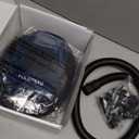 Paddle Board Pump, SUP Electric Pump, Professional 20 PSI Portable Air Compressor with Auto-Off, Deflation Function and 12V DC Car Cigarette Lighter for Inflatables, Kayaks and Boats (blue)