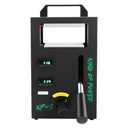 Hydraulic Heat Press Machine, 300W Portable Manual Heat Press Machine with LED Display and Liftable Handle, Heavy-Duty Heat Press for Oil Extraction, Printed Fabrics