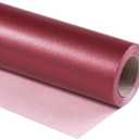 RUSPEPA Burgundy Matte Wrapping Paper, Mini Roll, Wine Red Solid Color Pearly-luster Paper Perfect for Christmas, Wedding, Birthday, Valentine's Day, Baby Shower, Anniversary, 17 Inches X 32.8 Feet