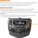 Car Bluetooth Transmitter with USB & AUX Input Interface for Honda Accord 2003-2012, Civic 2006-2014, CR-V 2004-2014, Odyssey 2005-2010, Pilot 2006-2014, TSX 2004-2011, MDX 2005-2006