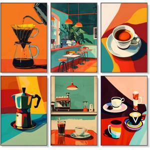 Fountor 6 Pack Paint by Numbers Kit for Adults Beginner, Easy Flowers Adult Paint by Number Kits on Canvas Without Frame, Flower Oil Painting by Numbers for Home Decor Gift 8” W x 12”L