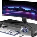 Computer monitor stand Laptop Desk Shelf & Monitor Riser 21.6 inches long desk riser Monitors/PC/Laptop/Computer Space Saver Organizer Heavy Duty Gift Gaming Studio Office(Basic Version, 550mm)