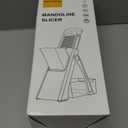 ONCE FOR ALL Upgrade Safe Mandoline Slicer Plus, Biger Size, Adjustable Vegetable Food Chopper Potato Fries Cutter, Detachable Blade, Kitchen Chopping Artifact, Gift (Black)