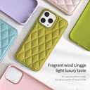 ZHEGAILIAN for iPhone 15 Pro Case, Military-Grade Protection, All-Around Shockproof Corners, Stylish Leather Phone Case for iPhone 15 Pro - Yellow