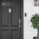 Model R7 Black Doorbells, R-Series Anodized Aluminum Doorbells 1.37 x 3.14 x 5/32