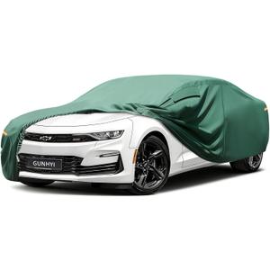 GUNHYI Waterproof Car Cover Custom Fit Chevrolet Camaro ZL1 SS Z28 (1966-2024), 16-Layer Heavy Duty Full Exterior Cover with Vents, Driver Door Zipper & Towel, Summer Sun/UV/Rain Protection.