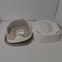 Bebamour Potty Training Toilet 3 in 1 Multi-Functional Potty Seat Detachable Baby Potty Step Stool Anti-Slip Stable Potty Training Toilet with 100 Pack Trash Bags for Baby Toddler Kids(Coffee)