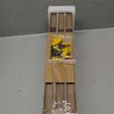 BAYKA White Floating Shelves for Wall  Rustic Wood Wall Shelves with Metal Brackets for Bathroom, Bedroom, Kitchen, or Living Room Decor Organization  Set of 3, Sturdy Storage with 22lb Capacity (15.7inches, C. White - Modern Minimalist Style)