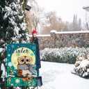 Winter Garden Flag - Double Sided Christmas House Flag 28 x 40 Inch Outdoor for Home Decoration