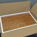 19x19 / Go Game SetHigh Grade Gift Box Board with Single Convex Melamine Stones and Bamboo Bowls Set