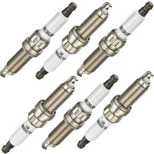 BDFHYK Set of 6 Iridium Spark Plug Compatible with BMW X3 X4 X5 X6 135i 335i 435i 535i 640i 740i 740Li M235i ActiveHybrid 3 5 7 3.0L L6 Engine Replacement for 97506 SILZKBR8D8S