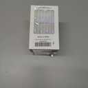 8 x White Press on Nails Shiny Glitter Design Medium Almond Fake Nails Bling False Nails for Women Girls Daily Wear Manicure 24pcs (0821-00, 0821-014)