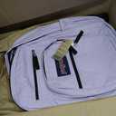 JanSport Laptop Backpack - Computer Bag with 2 Compartments, Ergonomic Shoulder Straps, 15 Laptop Sleeve, Haul Handle - Pastel Lilac, One Size