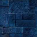 YongFoto 6x4ft Navy Blue Brick Wall Backdrop for Photography Vintage Old Brick Wall Baby Shower Photo Background Birthday Party Cake Table Adults Models Pet Photo Shoot Studio Props Home Wallpaper