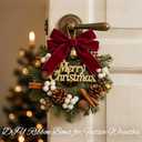 3 x Christmas Ribbon for Gift Wrapping - Red Velvet Ribbon 3/8" * 10Yard - Vintage Christmas Ornaments Decor Bows Making - Christmas Tree Ribbon