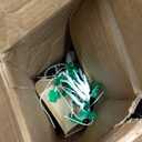 St Patricks Day Decorations 2 Pack 24 Inch Shamrock Tree Lights, USB or Battery Operated Saint Patricks Day Decor Tree with 24 LED Shamrock Lights, St. Patrick's Day Lights for Home Party Table Office