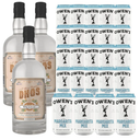 Dhōs Handcrafted Non-Alcoholic Orange 750 ML Bottles w Pack Owen’s Mixers Margarita 8.2 OZ Cans - Keto-Friendly, Zero Sugar, Zero Calories, Zero Proof - Perfect for Mocktails - Made in USA