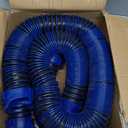 20FT RV Sewer Hose Kit (2x 10FT Sections), with 4 covers, UV-Resistant Heavy Duty Waste Hose for Travel Trailer & Camper