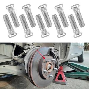 RGOAANC 10PCS Wheel Studs, Steel Tire Studs, 49mm Long & M12x1.5 Steel Lug Bolts, Car Accessories Wheel Lug Stud Compatible with Chevy Lexus Toyota Scion Pontiac, Replace #610-266 90942-02049
