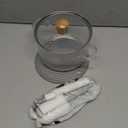 Glass Cooking Pot with Lid - 1.5L(50oz) Heat Resistant Borosilicate Glass Saucepan with Brush & Anti-Scalding Mat for Pasta Noodle, Soup, Milk, Baby Food