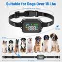 GPS Wireless Dog Fence, Electric Fence for Dogs, Perimeter Collar Fence System, Radius 33-1999 Yards, IPX7 Waterproof, Beep Vibration Shock Correction, for Pets Over 18 Lbs