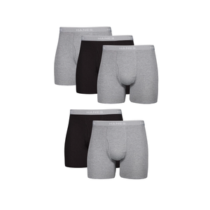 Hanes Men's Boxer Briefs, Cool Dri Moisture-Wicking Underwear, Cotton No-Ride-up for Men, Multi-Packs, M Size