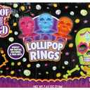 2 x Halloween Day of the Dead Sugar Skull Lollipop Rings,7.61 ounce, Box of 18