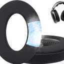 SOPROM Cooling-Gel Earpads Replacement Cushions for Sennheiser HD650, HD660 S, HD660S2, HD600, HD6XX, HD58X, HD580, HD565, HD545, HD535 Headphones, Ear Pads with Ice Silk Fabric(Black)