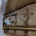 Moen Cia Brushed Gold One Handle Freestanding Floor Mount Tub Filler with Handshower, 615BG