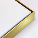 Gold Floating Frame for 30x40 Canvas Paintings, 1.5 Deep DIY Metal Canvas Floater Frames for Portrait Landscape Prints Art Show Exhibition Gallery Wall Home Office Decor (Gold)