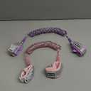 Dr.meter Anti Lost Wrist Link, 2 Pack Toddler Safety Leash with Key Lock, Reflective Child Walking Harness - Dual 8.2ft Length Pink & Purple Kids Leash for Outdoor, Kids Travel Essencials