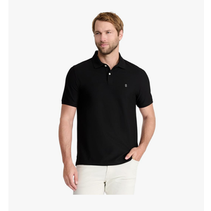 IZOD Men's Advantage Performance Short Sleeve Polo Shirt Size 4XL, Blackh