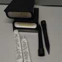 intelamp Solar Spot Lights Outdoor Waterproof, 4000mAh RGB LED Landscape Lights Warm White 3 Lighting Colors, IP65 Waterproof for Yard Driveway Tree Flag Garden Patio Outside Decor with Remote