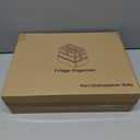 14 Pack Fridge Organizer, Stackable Refrigerator Organizer Bins with Lids, BPA-Free Fridge Organizers and Storage Containers for Fruit, Vegetable, Food, Drinks, Cereals, Clear