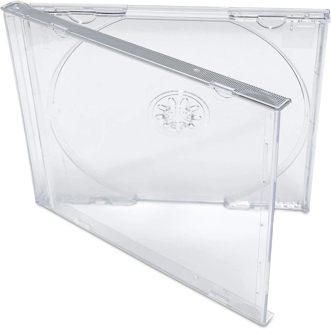 Standard Clear CD Jewel Case - Premium, 10 Pack