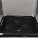 TopMate C12 Laptop Cooling Pad RGB Gaming Notebook Cooler for Desk and Lap Use, Laptop Fan Stand 8 Adjustable Heights with 6 Quiet Fans and Phone Holder, for 15.6-17.3 Inch Laptops-Ice Blue LED Light