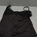 LOFAAC Women Sexy Y2K V Neck Lace Patchwork Cami Shirt Cute Slim Fit Sleeveless Spaghetti Strap Going Out Camisole Tank (Large, Black)