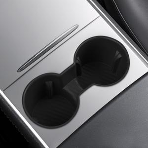 frani Center Console Cup Holder Designed for Tesla Model 3 2021-2023 Model Y 2021-2025,Tesla Interior Center Console Accessories Black