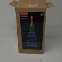 Lumary Christmas Cone Tree Lights 6.8FT 295 LED, Smart Color Changing Artificial Tree Light Sync Musical APP & Remote Control, Decor for Porch Garden Patio Indoor Outdoor New Year Christmas Decoration