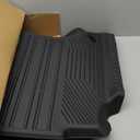 YITAMOTOR Floor Mats Fit for 2019-2025 2026 Ram 2500/3500 Crew Cab, TPE All Weather Dodge Ram 2500/3500 Floor Mats Include 1st & 2nd Row, Black