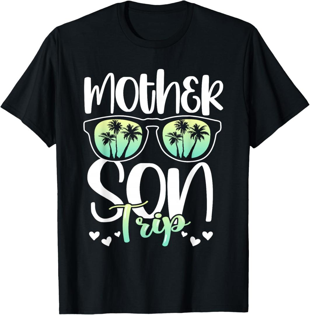 Mother Son Trip Mother's Day Mom Matching Sons Mother Son T-Shirt, XL