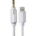 Acoustix 6 Foot Braided, Auxiliary Audio Cable 8 - pin To 3.5mm Connector