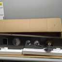 ELLO&ALLO Shower Panel System Tower, LED Rainfall and Mist Head Rain Massage Stainless Steel Bathroom Fixtures with LED Body Jets, Brushed Black