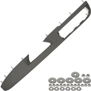 Front Interior Door Armrest Replacement Kit Fits Driver Side 2010-2014 Chevy Silverado, Tahoe, Suburban, Avalanche & GMC Sierra, Yukon - GM# 84127280 - Gray