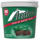 Andes Creme De Menthe Thin Mints - 300 Count - Bulk After Dinner Mints - Rectangular Chocolate Sandwich Mint Candies - 3.12 LB Tub